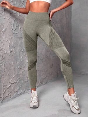 Legging con arruche Verde