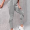 Legging con arruche Gris Claro