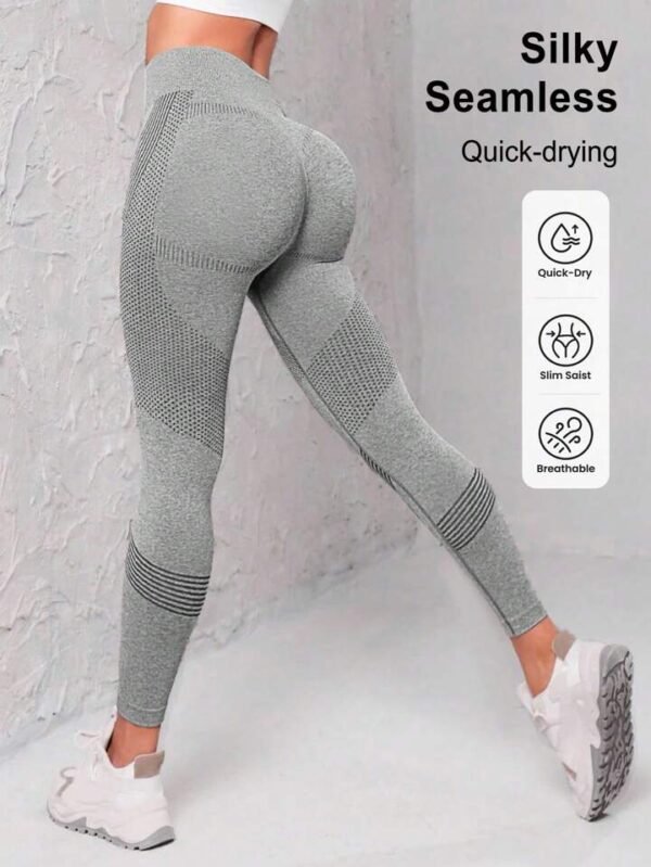 Legging con arruche Gris Claro