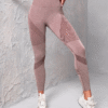 Legging con arruche Rosa
