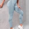 Legging con arruche Azul
