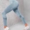 Legging con arruche Azul