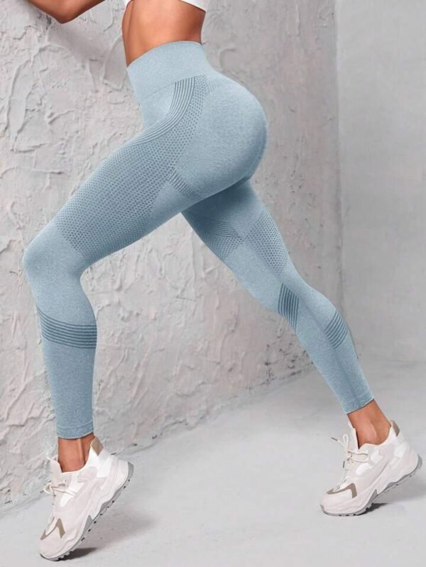 Legging con arruche Azul