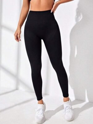 Legging con arruche Negro