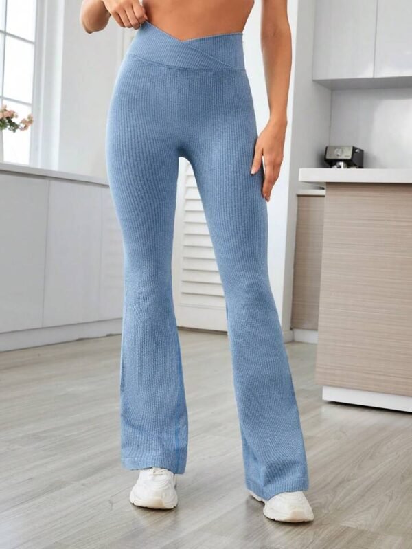 Legging Bota Ancha Azul