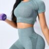 Set deportivo Verde Menta - Camisa legging