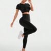 Set deportivo Negro - Camisa legging